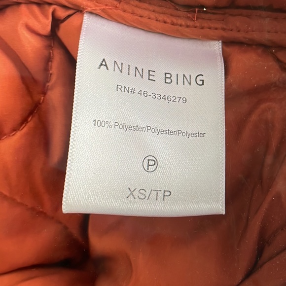 Anine Bing Andy Bomber - Rust Zebra - Picture 4 of 6